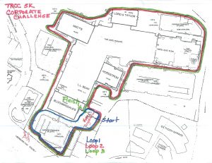 Tysons Chamber 5k course map